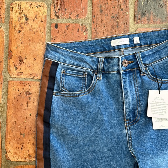 A loves A High rise side stripe jeans Sx28 NWT - Picture 4 of 14